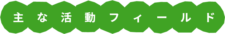 主な活動フィールド